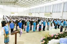 พิธีถวายพระพรชัยมงคล เนื่องในวโรกาส วันเฉลิมพระชนมพรรษาสมเด็จพระนางเจ้าสิริกิติ์พระบรมราชินีนาถ พระบรมราชชนนีพันปีหลวง ประจำปี 2565 โรงเรียนเทศบาลเฉลิมพระเกียรติสมเด็จพระเทพรัตนราชสุดาฯ สยามบรมราชกุมารี