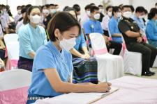 พิธีถวายพระพรชัยมงคล เนื่องในวโรกาส วันเฉลิมพระชนมพรรษาสมเด็จพระนางเจ้าสิริกิติ์พระบรมราชินีนาถ พระบรมราชชนนีพันปีหลวง ประจำปี 2565 โรงเรียนเทศบาลเฉลิมพระเกียรติสมเด็จพระเทพรัตนราชสุดาฯ สยามบรมราชกุมารี