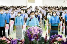 พิธีถวายพระพรชัยมงคล เนื่องในวโรกาส วันเฉลิมพระชนมพรรษาสมเด็จพระนางเจ้าสิริกิติ์พระบรมราชินีนาถ พระบรมราชชนนีพันปีหลวง ประจำปี 2565 โรงเรียนเทศบาลเฉลิมพระเกียรติสมเด็จพระเทพรัตนราชสุดาฯ สยามบรมราชกุมารี