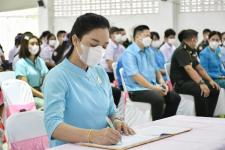 พิธีถวายพระพรชัยมงคล เนื่องในวโรกาส วันเฉลิมพระชนมพรรษาสมเด็จพระนางเจ้าสิริกิติ์พระบรมราชินีนาถ พระบรมราชชนนีพันปีหลวง ประจำปี 2565 โรงเรียนเทศบาลเฉลิมพระเกียรติสมเด็จพระเทพรัตนราชสุดาฯ สยามบรมราชกุมารี