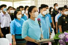 พิธีถวายพระพรชัยมงคล เนื่องในวโรกาส วันเฉลิมพระชนมพรรษาสมเด็จพระนางเจ้าสิริกิติ์พระบรมราชินีนาถ พระบรมราชชนนีพันปีหลวง ประจำปี 2565 โรงเรียนเทศบาลเฉลิมพระเกียรติสมเด็จพระเทพรัตนราชสุดาฯ สยามบรมราชกุมารี