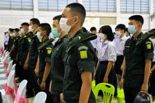 พิธีถวายพระพรชัยมงคล เนื่องในวโรกาส วันเฉลิมพระชนมพรรษาสมเด็จพระนางเจ้าสิริกิติ์พระบรมราชินีนาถ พระบรมราชชนนีพันปีหลวง ประจำปี 2565 โรงเรียนเทศบาลเฉลิมพระเกียรติสมเด็จพระเทพรัตนราชสุดาฯ สยามบรมราชกุมารี