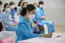 พิธีถวายพระพรชัยมงคล เนื่องในวโรกาส วันเฉลิมพระชนมพรรษาสมเด็จพระนางเจ้าสิริกิติ์พระบรมราชินีนาถ พระบรมราชชนนีพันปีหลวง ประจำปี 2565 โรงเรียนเทศบาลเฉลิมพระเกียรติสมเด็จพระเทพรัตนราชสุดาฯ สยามบรมราชกุมารี