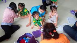 ศูนย์พัฒนาเด็กเล็กวัดมณีไพรสณฑ์ เข้าร่วมกิจกรรมพัฒนาศักยภาพเครือข่ายผู้สูงอายุในชุมชน เพื่อส่งเสริมการดูแลหญิงตั้งครรภ์และพัฒนาเด็กไทย ประจำปี 25650