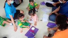 ศูนย์พัฒนาเด็กเล็กวัดมณีไพรสณฑ์ เข้าร่วมกิจกรรมพัฒนาศักยภาพเครือข่ายผู้สูงอายุในชุมชน เพื่อส่งเสริมการดูแลหญิงตั้งครรภ์และพัฒนาเด็กไทย ประจำปี 25650