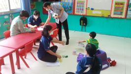 ศูนย์พัฒนาเด็กเล็กวัดมณีไพรสณฑ์ เข้าร่วมกิจกรรมพัฒนาศักยภาพเครือข่ายผู้สูงอายุในชุมชน เพื่อส่งเสริมการดูแลหญิงตั้งครรภ์และพัฒนาเด็กไทย ประจำปี 25650