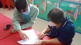 ศูนย์พัฒนาเด็กเล็กวัดมณีไพรสณฑ์ เข้าร่วมกิจกรรมพัฒนาศักยภาพเครือข่ายผู้สูงอายุในชุมชน เพื่อส่งเสริมการดูแลหญิงตั้งครรภ์และพัฒนาเด็กไทย ประจำปี 25650