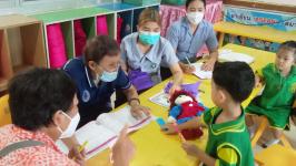 ศูนย์พัฒนาเด็กเล็กวัดมณีไพรสณฑ์ เข้าร่วมกิจกรรมพัฒนาศักยภาพเครือข่ายผู้สูงอายุในชุมชน เพื่อส่งเสริมการดูแลหญิงตั้งครรภ์และพัฒนาเด็กไทย ประจำปี 25650