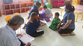 ศูนย์พัฒนาเด็กเล็กวัดมณีไพรสณฑ์ เข้าร่วมกิจกรรมพัฒนาศักยภาพเครือข่ายผู้สูงอายุในชุมชน เพื่อส่งเสริมการดูแลหญิงตั้งครรภ์และพัฒนาเด็กไทย ประจำปี 25650