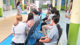 ศูนย์พัฒนาเด็กเล็กวัดมณีไพรสณฑ์ เข้าร่วมกิจกรรมพัฒนาศักยภาพเครือข่ายผู้สูงอายุในชุมชน เพื่อส่งเสริมการดูแลหญิงตั้งครรภ์และพัฒนาเด็กไทย ประจำปี 25650