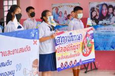 โรงเรียนเทศบาลวัดดอนแก้ว ร่วมกับชมรมพุทธศาสตร์สากล จัดกิจกรรมรณรงค์ต้านสิ่งเสพติดและการใช้กัญชาในสถานศึกษา