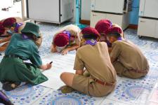 โรงเรียนเทศบาลวัดดอนแก้ว ร่วมกับชมรมพุทธศาสตร์สากล จัดกิจกรรมรณรงค์ต้านสิ่งเสพติดและการใช้กัญชาในสถานศึกษา