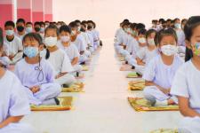 โรงเรียนเทศบาลวัดดอนแก้ว ร่วมกับชมรมพุทธศาสตร์สากล จัดกิจกรรมรณรงค์ต้านสิ่งเสพติดและการใช้กัญชาในสถานศึกษา