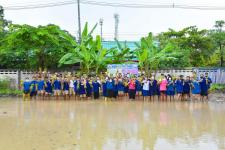 โรงเรียนเทศบาลวัดดอนแก้ว ร่วมกับชมรมพุทธศาสตร์สากล จัดกิจกรรมรณรงค์ต้านสิ่งเสพติดและการใช้กัญชาในสถานศึกษา