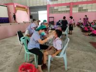โรงเรียนเทศบาลวัดดอนแก้ว ร่วมกับแผนกทัตกรรมโรงพยาบาลแม่สอด ตรวจสุขภาพช่องปากนักเรียนชั้นประถมศึกษาปีที่ 1-6 