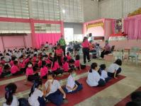 โรงเรียนเทศบาลวัดดอนแก้ว ร่วมกับแผนกทัตกรรมโรงพยาบาลแม่สอด ตรวจสุขภาพช่องปากนักเรียนชั้นประถมศึกษาปีที่ 1-6 