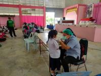 โรงเรียนเทศบาลวัดดอนแก้ว ร่วมกับแผนกทัตกรรมโรงพยาบาลแม่สอด ตรวจสุขภาพช่องปากนักเรียนชั้นประถมศึกษาปีที่ 1-6 