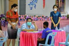 โรงเรียนเทศบาลเฉลิมพระเกียรติสมเด็จพระเทพรัตนราชสุดา ฯ สยามบรมราชกุมารี สังกัดกองการศึกษา เทศบาลนครแม่สอด ตรวจสุขภาพประจำปีให้กับนักเรียน ระดับชั้นมัธยมศึกษาปีที่ 4 ประจำปีการศึกษา 2565