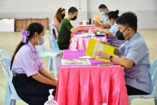 โรงเรียนเทศบาลเฉลิมพระเกียรติสมเด็จพระเทพรัตนราชสุดา ฯ สยามบรมราชกุมารี สังกัดกองการศึกษา เทศบาลนครแม่สอด ตรวจสุขภาพประจำปีให้กับนักเรียน ระดับชั้นมัธยมศึกษาปีที่ 4 ประจำปีการศึกษา 2565