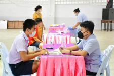 โรงเรียนเทศบาลเฉลิมพระเกียรติสมเด็จพระเทพรัตนราชสุดา ฯ สยามบรมราชกุมารี สังกัดกองการศึกษา เทศบาลนครแม่สอด ตรวจสุขภาพประจำปีให้กับนักเรียน ระดับชั้นมัธยมศึกษาปีที่ 4 ประจำปีการศึกษา 2565