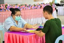 โรงเรียนเทศบาลเฉลิมพระเกียรติสมเด็จพระเทพรัตนราชสุดา ฯ สยามบรมราชกุมารี สังกัดกองการศึกษา เทศบาลนครแม่สอด ตรวจสุขภาพประจำปีให้กับนักเรียน ระดับชั้นมัธยมศึกษาปีที่ 4 ประจำปีการศึกษา 2565