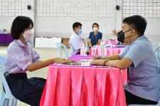 โรงเรียนเทศบาลเฉลิมพระเกียรติสมเด็จพระเทพรัตนราชสุดา ฯ สยามบรมราชกุมารี สังกัดกองการศึกษา เทศบาลนครแม่สอด ตรวจสุขภาพประจำปีให้กับนักเรียน ระดับชั้นมัธยมศึกษาปีที่ 4 ประจำปีการศึกษา 2565