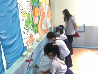 คณะกรรมการดำเนินงานเฝ้าระวัง ป้องกันและควบคุมโรค ตรวจเยี่ยมศูนย์พัฒนาเด็กเล็กวัดอรัญญเขต