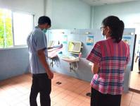 คณะกรรมการดำเนินงานเฝ้าระวัง ป้องกันและควบคุมโรค ตรวจเยี่ยมศูนย์พัฒนาเด็กเล็กวัดอรัญญเขต