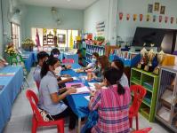 คณะกรรมการดำเนินงานเฝ้าระวัง ป้องกันและควบคุมโรค ตรวจเยี่ยมศูนย์พัฒนาเด็กเล็กวัดอรัญญเขต