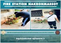 ดับเพลิงนครแม่สอด จับงูเข้าบ้านประชาชน หมู่บ้านมารวย 2
