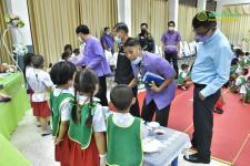 โรงเรียนเทศบาลวัดมณีไพรสณฑ์ จัดโครงการพัฒนาผู้เรียน“ส่งเสริมพัฒนาความสามารถทางด้านคณิตศาสตร์ วิทยาศาสตร์ เด็กปฐมวัย” ประจำปีการศึกษา 2565