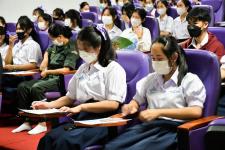 วิทยาลัยนานาชาติเซนต์เทเรซาเข้าประชาสัมพันธ์โควตา และทุนการศึกษาต่อแก่นักเรียนโรงเรียนเทศบาลเฉลิมพระเกียรติสมเด็จพระเทพรัตนราชสุดฯ สยามบรมราชกุมารี