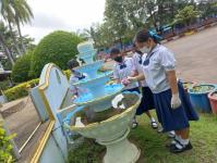 โรงเรียนเทศบาลวัดชุมพลคีรี จัดกิจกรรมเดินรณรงค์ป้องกันไขเลือดออก ประจำปี 2565