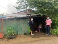 ลงพื้นที่ชุมชนสักทอง เพื่อติดตามการปรับสภาพที่อยู่อาศัยแก่ผู้ประสบปัญหาทางสังคม