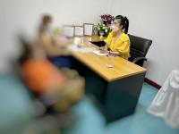 งานสังคมสงเคราะห์ ให้คำปรึกษาแก่ผู้ขอรับคำปรึกษาเรื่องการคุ้มครองสวัสดิภาพเด็ก ณ ห้องปันฝันปันสุข 