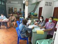 ลงพื้นที่ทั้ง20ชุมชน เพื่อดำเนินการจ่ายเงินเบี้ยยังชีพผู้สูงอายุและผู้พิการ ประจำเดือน กันยายน พ.ศ.2565