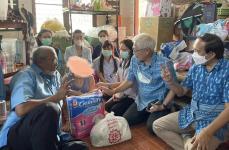 ลงพื้นที่เยี่ยมบ้านผู้สูงอายุที่มีภาวะติดบ้านต้องได้รับการดูแลระยะยาว