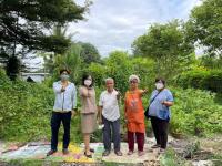 งานพัฒนาชุมชน ลงพื้นที่ชุมชน เพื่อสำรวจสมาชิกในชุมชนที่ยึดหลักตามโครงการน้อมนำแนวพระราชดำริของ สมเด็จพระกนิษฐาธิราชเจ้า กรมสมเด็จพระเทพรัตนราชสุดาฯ