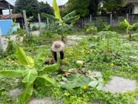 งานพัฒนาชุมชน ลงพื้นที่ชุมชน เพื่อสำรวจสมาชิกในชุมชนที่ยึดหลักตามโครงการน้อมนำแนวพระราชดำริของ สมเด็จพระกนิษฐาธิราชเจ้า กรมสมเด็จพระเทพรัตนราชสุดาฯ