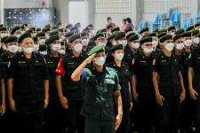 โรงเรียนเทศบาลเฉลิมพระเกียรติสมเด็จพระเทพรัตนราชสุดา ฯ สยามบรมราชกุมารี ร่วมกับมณฑลทหารบกที่ ๓๑๐ ฝึกนักศึกษาวิชาทหาร ประจำปีการศึกษา ๒๕๖๕