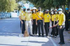 กองการศึกษา และสถานศึกษาในสังกัด ร่วมกิจกรรมจิตอาสาบำเพ็ญสาธารณประโยชน์