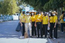 กองการศึกษา และสถานศึกษาในสังกัด ร่วมกิจกรรมจิตอาสาบำเพ็ญสาธารณประโยชน์