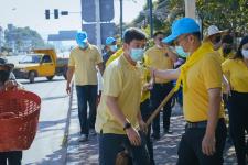 กองการศึกษา และสถานศึกษาในสังกัด ร่วมกิจกรรมจิตอาสาบำเพ็ญสาธารณประโยชน์