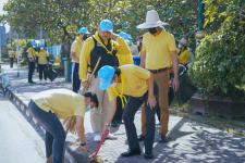 กองการศึกษา และสถานศึกษาในสังกัด ร่วมกิจกรรมจิตอาสาบำเพ็ญสาธารณประโยชน์