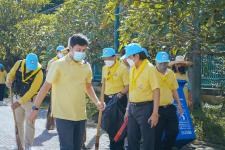 กองการศึกษา และสถานศึกษาในสังกัด ร่วมกิจกรรมจิตอาสาบำเพ็ญสาธารณประโยชน์