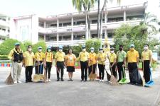 กองการศึกษา และสถานศึกษาในสังกัด ร่วมกิจกรรมจิตอาสาบำเพ็ญสาธารณประโยชน์
