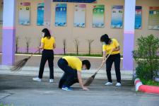 กองการศึกษา และสถานศึกษาในสังกัด ร่วมกิจกรรมจิตอาสาบำเพ็ญสาธารณประโยชน์