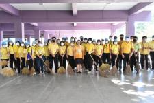 กองการศึกษา และสถานศึกษาในสังกัด ร่วมกิจกรรมจิตอาสาบำเพ็ญสาธารณประโยชน์