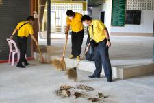 กองการศึกษา และสถานศึกษาในสังกัด ร่วมกิจกรรมจิตอาสาบำเพ็ญสาธารณประโยชน์