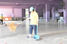 กองการศึกษา และสถานศึกษาในสังกัด ร่วมกิจกรรมจิตอาสาบำเพ็ญสาธารณประโยชน์